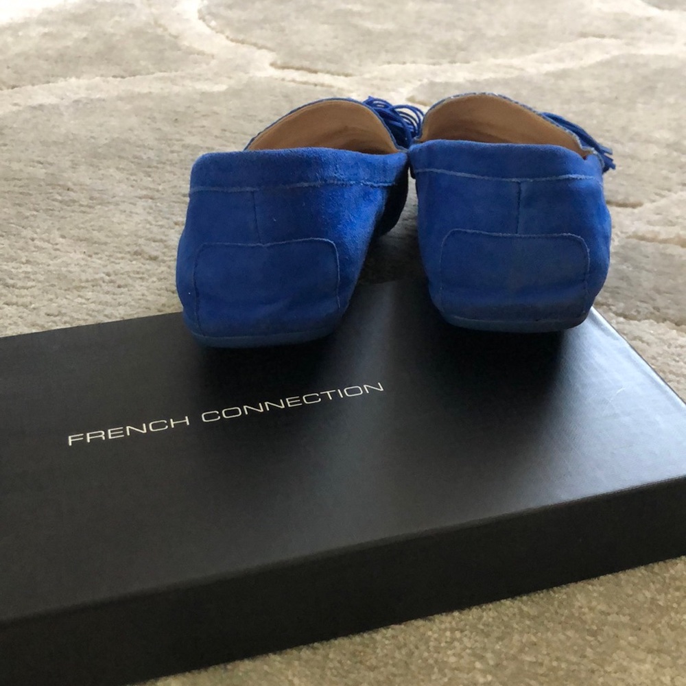 Empire Blue Suede Shoes! French Connection Loafers - Picture 2 of 4